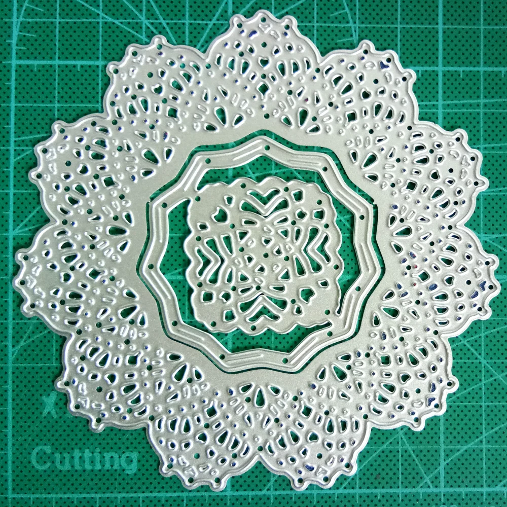 

Estel Pierced Floral Frame Metal Cutting Dies Stencils for Scrapbooking Card Making 2019 New Arrival Etched Embossing Die Cuts