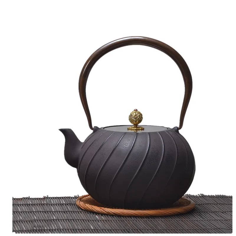 2017 Cast Iron No Coating Teapot Japanese Kung Fu Tea Set Kettle With