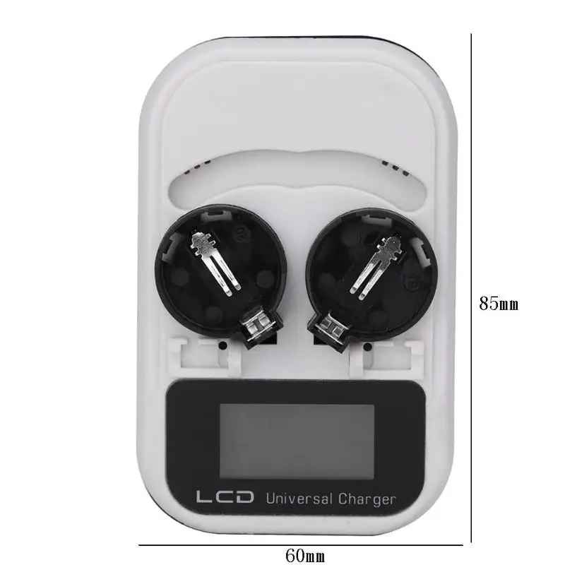 3,6 V lcd EU штепсельная Кнопка зарядное устройство для перезаряжаемые LIR2016/LIR2025/LIR2032/ML2016/ML2025/ML2032
