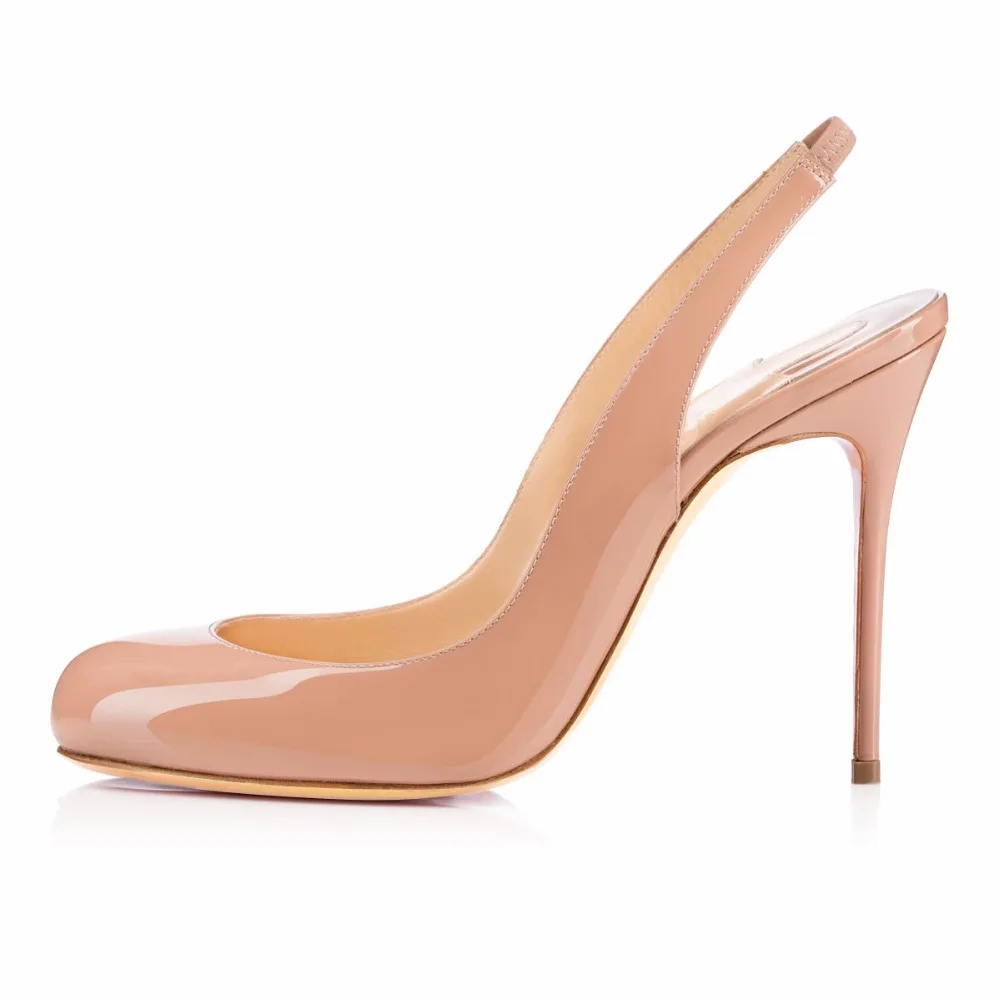 

Ladies Handmade Fashion Flies Slingback 100mm High Heel Party Prom Pumps Shoes CKE071