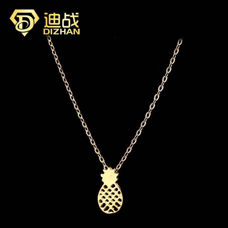 

Newest Pineapple Pendants Necklace Fruit Necklace For woman Boho Chic Pineapple Necklace Fruit Jewelry Statement Necklace