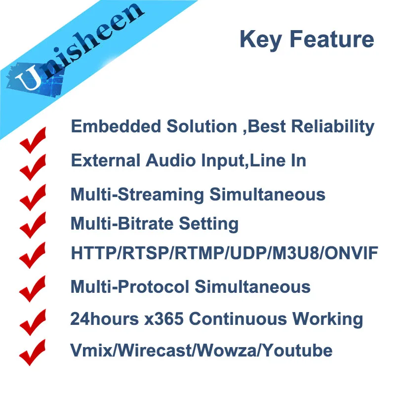 Кодировщик H.264 hdmi 2 4G 5 8G wifi датчик видео obs vmix youtube facebook кодировщик ip rtmp прямой