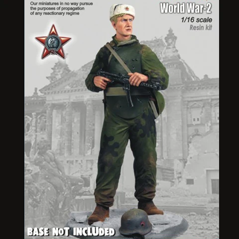 

1/16 SOVIET SOLDIER Elite assault troops Resin kit Figure Soldier GK Military theme of World War II Uncoated No colour