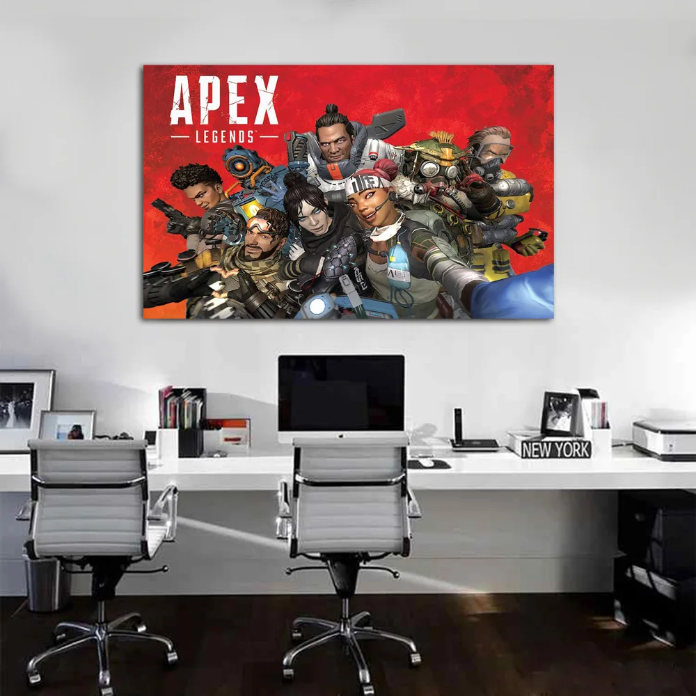 2019 новая игра APEX плакат Шелковый принт мультфильм аниме интернет кафе