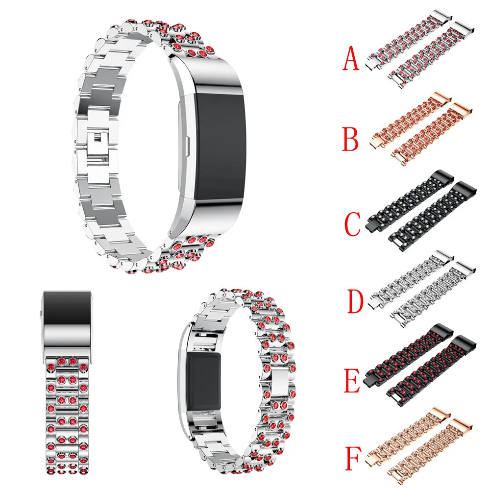 

Fashion Stainless Steel Watch Bracelet Band Strap For Fitbit Charge 2 Watch