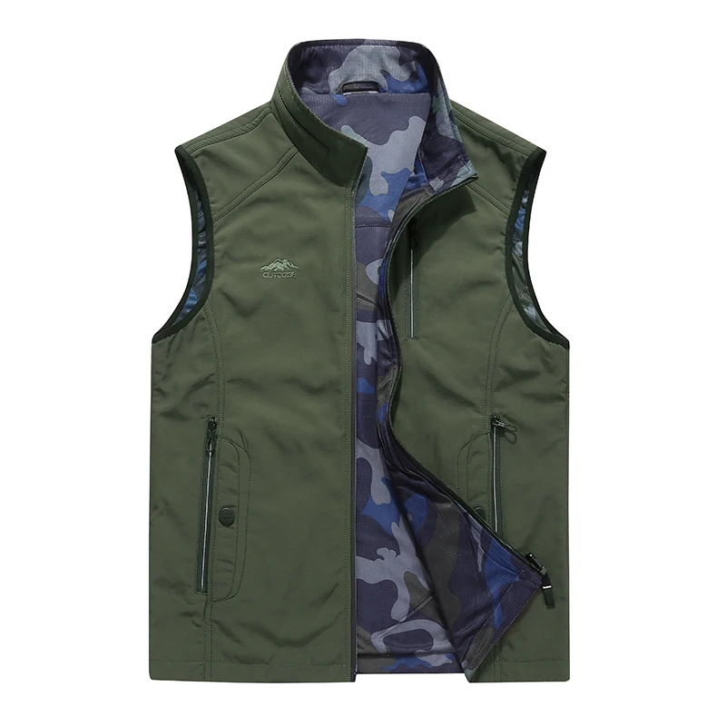 

Brand Travels Tops Mesh Vest Quick Dry Sleeveless Jacket Plus Size Photographer waistcoat casual Multi-pocket Durable work wear