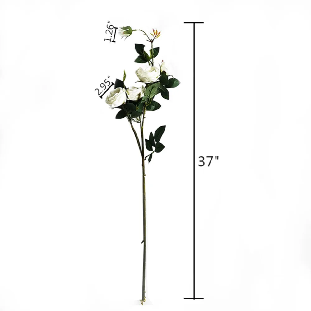 6 головок, искусственные розы, шелковые цветы, искусственные цветы для свадьбы, для дома, вечерние, для украшения стола, 7 цветов
