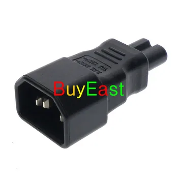 

5 X Power source IEC C14 male to C7 adapter, C7 to IEC C14 adapter