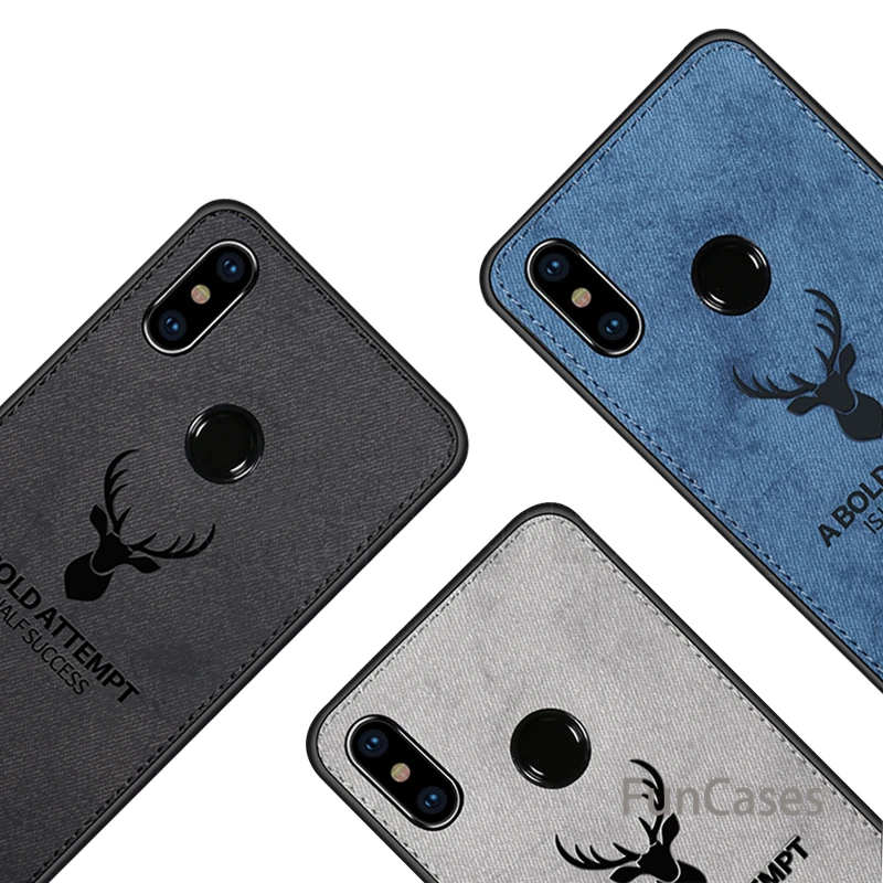 Ткань Олень чехол для Xiaomi Redmi Note 6 Pro Противоударная Мягкая Силиконовая обложка xiomi