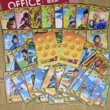 48 шт. Dragon Ball Z Аниме персонажи карты Gokuh Вегета Саян Фриза андроидов ячейка Majin Buu Сага Классическая Коллекционная бумажная карта