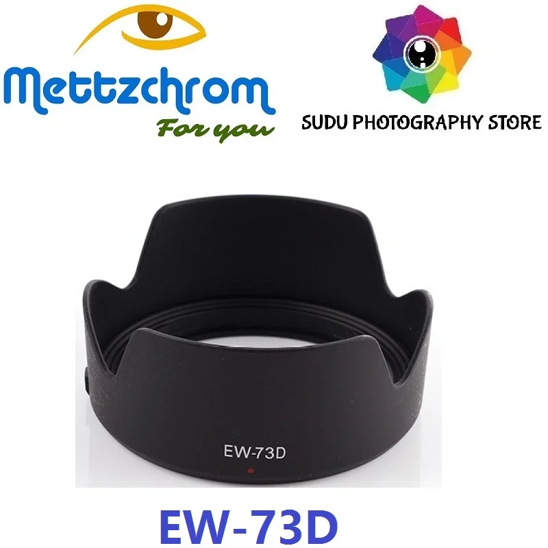 Mettzchrom бленда для объектива солнцезащитный козырек Фотоаппарата Canon 80D DSLR