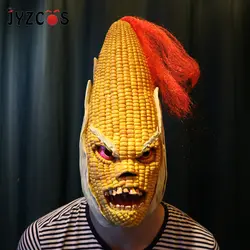 JYZCOS взрослых маска в виде кукурузы латексная на все лицо маска Шлем Ужаса карнавальный на Хэллоуин костюм для Для женщин Для мужчин