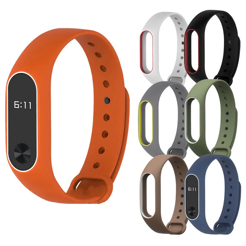 OTOKY 2017 New Silicon Wrist Strap WristBand Bracelet Replacement For XIAOMI MI Band 2 Drop ship