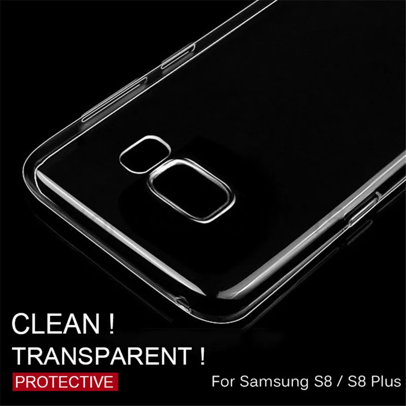 Ultra Thin Soft Transparent Case For SAMSUNG galaxy A3 A5 A7 2016 2017 S7 Edge S8 S9 A8 Plus 2018 Note 8 9 Clear Silicone Case