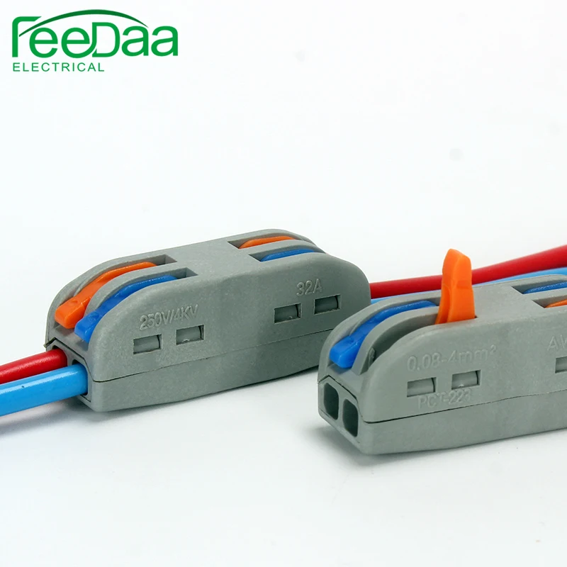 10 шт. SPL2 Pct 2p Сращивание Быстрый разъем для 0 2 4 sqmm всех типов