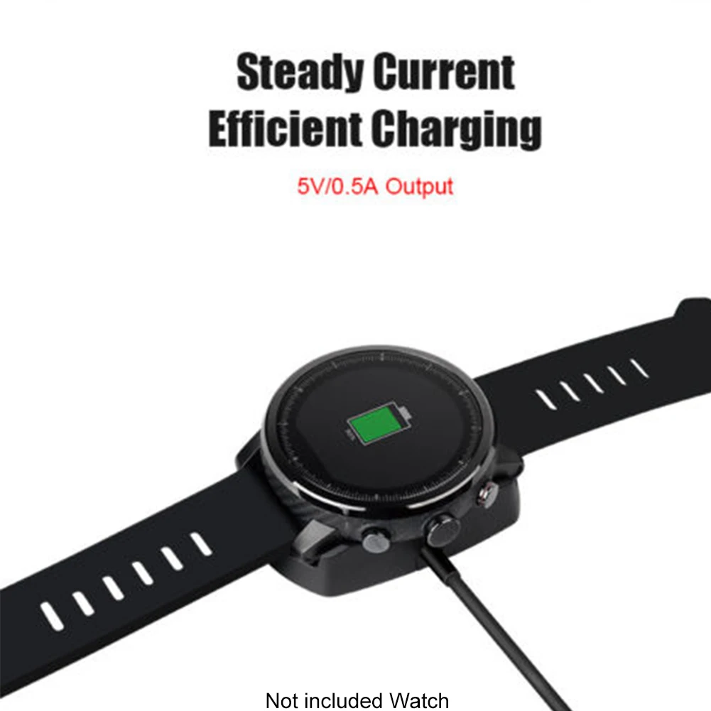 

Portable Stable Lightweight USB Base Travel Smart Watch Charger Fast Anti Slip Circuit Protection Home For Amazfit Stratos 2/2S