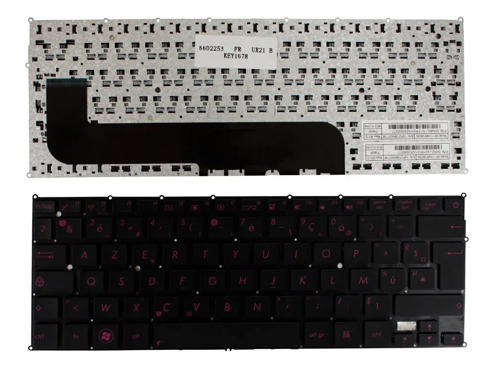 

New notebook Laptop keyboard for Asus 0KNB0-1101FR0013253000076 French Layout