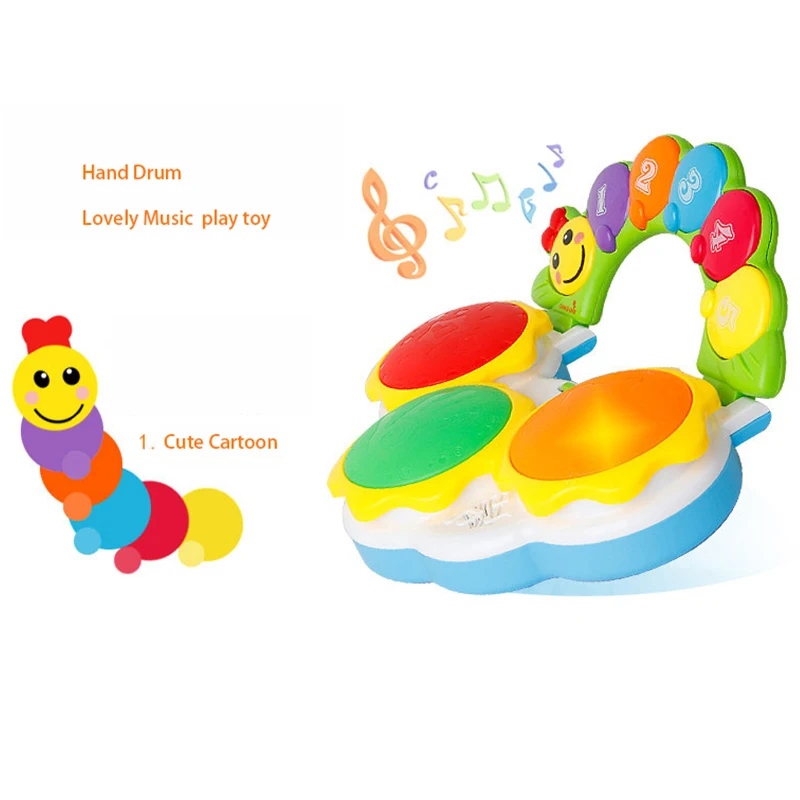 Baby Kids Animal Shape 4 Tone Musical Education Developmental Music Bell Toys