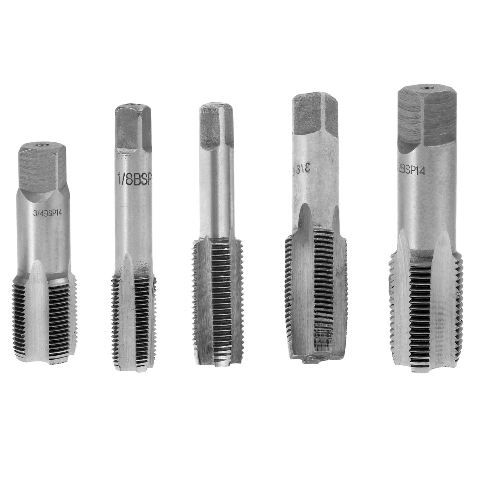 

DRELD 1Pc HSS Piping Thread Tap 1/8 1/4 3/8 1/2 3/4 Inch Taper Pipe Tap BSP Metal Screw Thread Cutting Repair Hand Tools