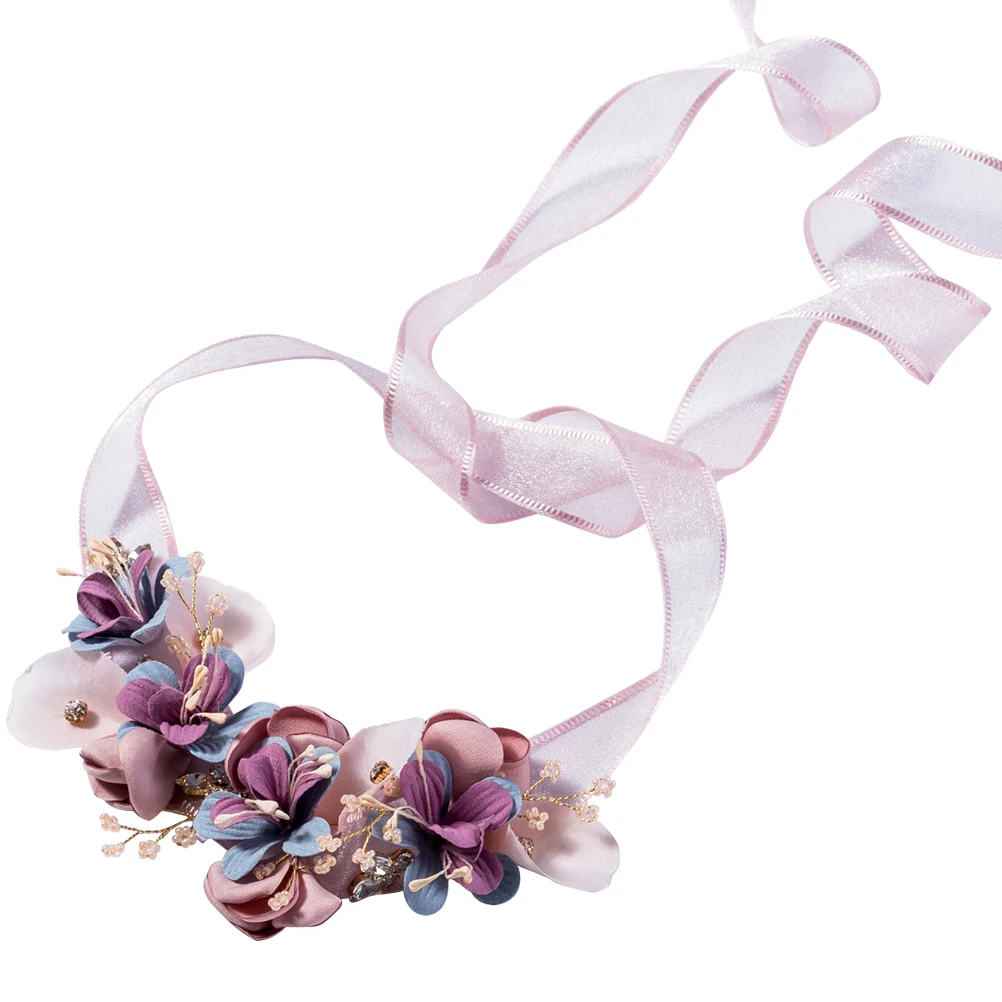 Flower Girls Crown Kids Floral Wreath Headband Garland Headbands for
