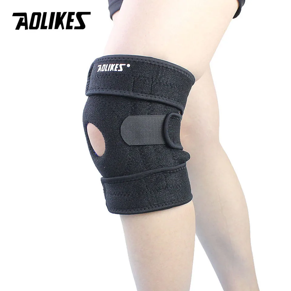AOLIKES 1 шт. регулируемые спортивные наколенники HONOR Spring для поддержки колена