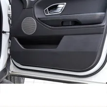 Lsrtw2017 волокна кожи двери автомобиля anti-kick коврик для Range Rover Sport L405 L494