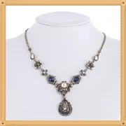 MINHIN, роскошное ожерелье-чокер из искусственного жемчуга, женское свадебное ожерелье, украшение на шею, стразы, ожерелье с кулоном