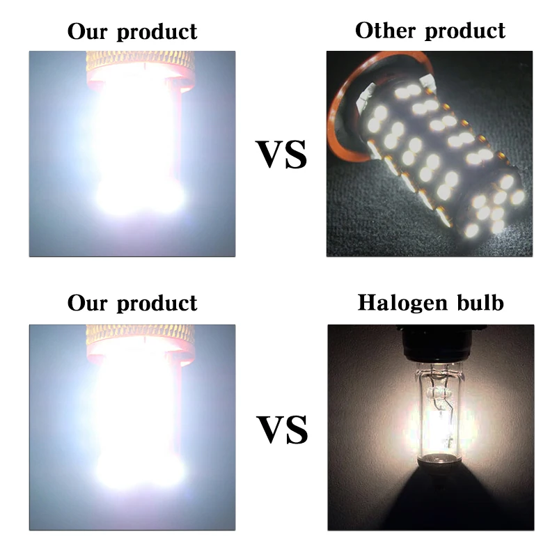 BOAOSI 2x супер белый H8 H11 CREE чип 4014SMD светодиодный туман светильник дальнего света
