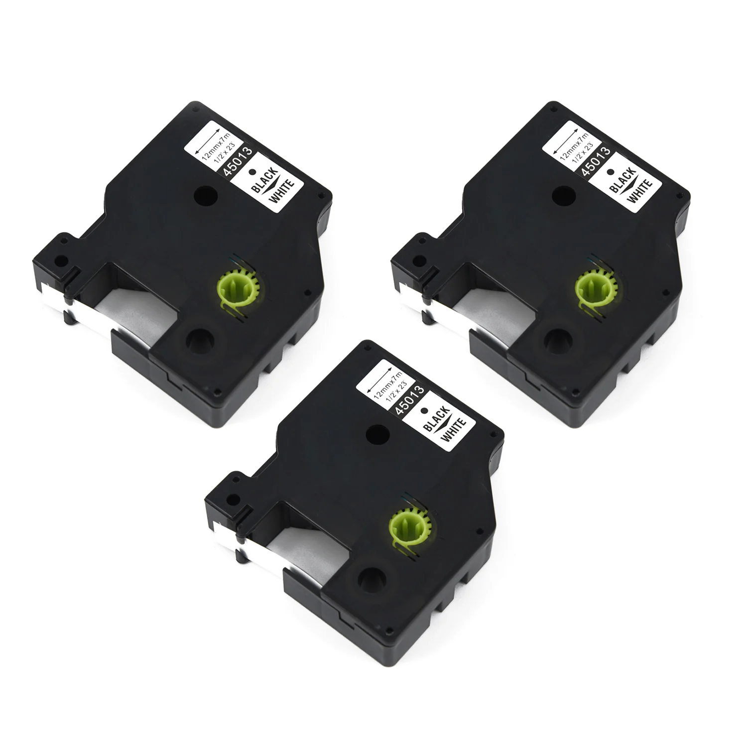 3PK 12 мм черный на белом 45013 кассета для DYMO D1 Label Maker Label Manager 1PC