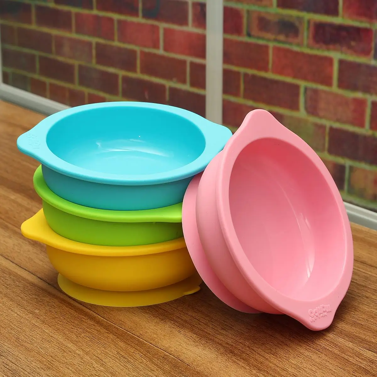 4 Colors Silicone Baby Kids Suction Food Tray Mat Placemat Plate