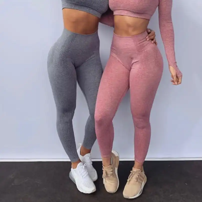 ribbed gym leggings