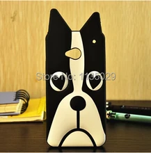Capa HTC um de silício, 3d Animal dos desenhos animados amor cão / Zebra Marc criaturas caso de telefone macio para M7 Protective Shin Shell