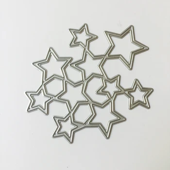 

DIY Stars Metal Cutting Dies Stencil Scrapbooking Dies Cuts Photo Album Decorative Dies for Card Making Embossing Template