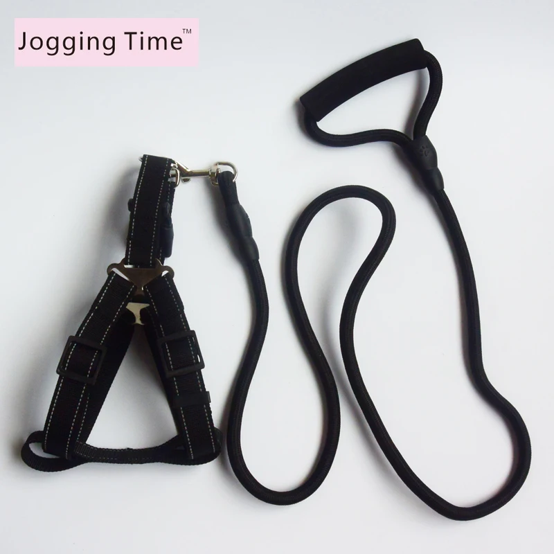 Nylon Harness Traction Rope Set Adjustable Pet Chest Back Harnesses