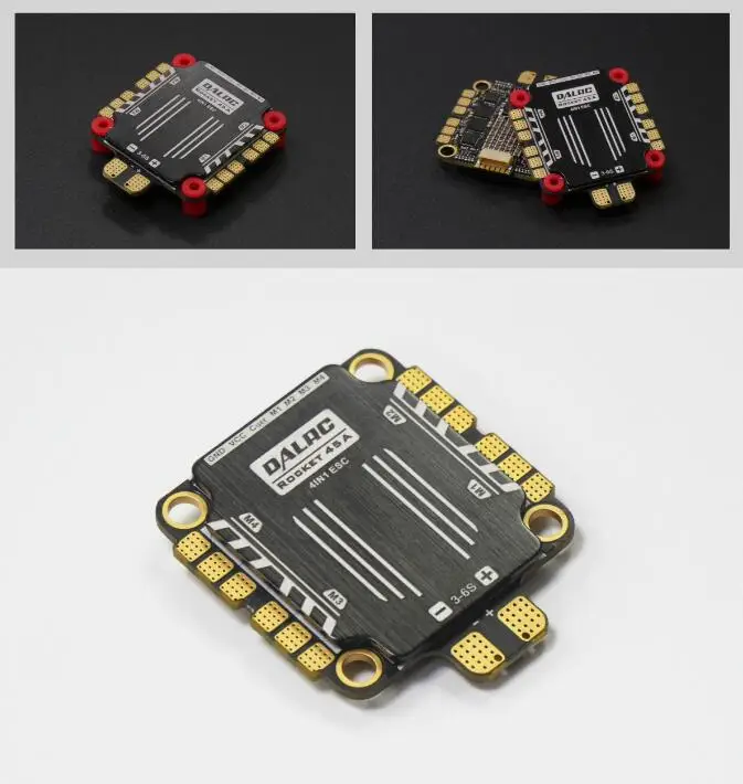 

FPV ESC DALRC Rocket 45A 4IN1 BLheli32 DShot1200 MultiShot OneShot PWM Speed Controller Fr Flight RC Drone DIY