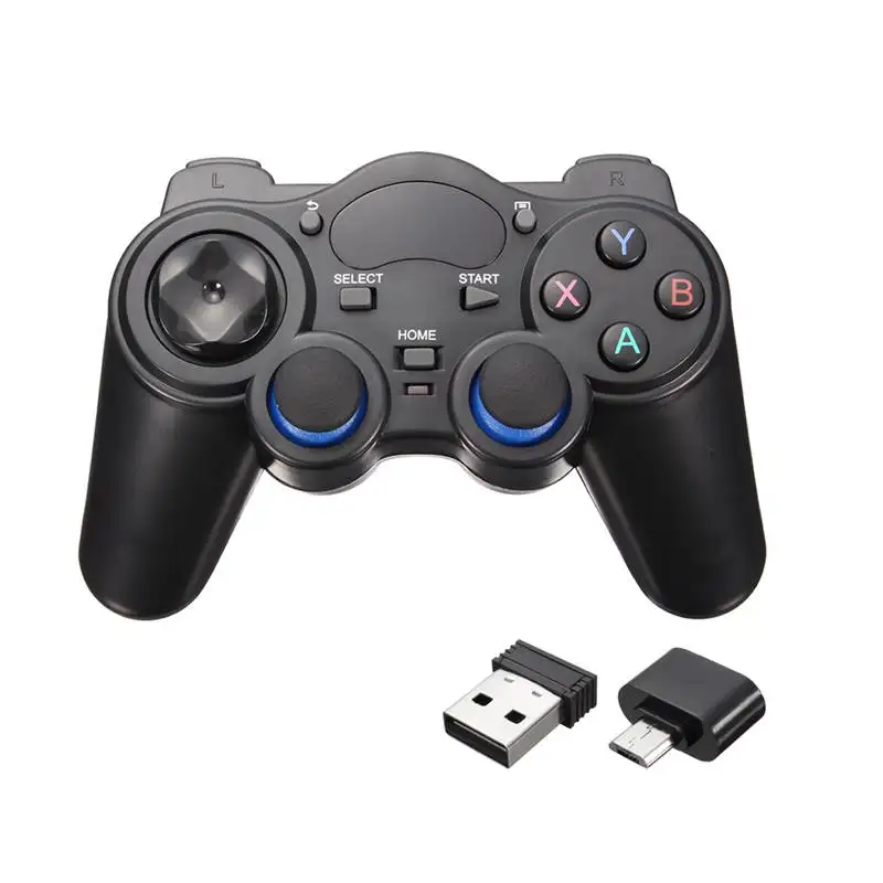

Gasky New 2.4GHz Wireless Gamepad Game Controller Joystick For Android TV Box PC w/ OTG USB Converter Gaming Computer Boy Gift