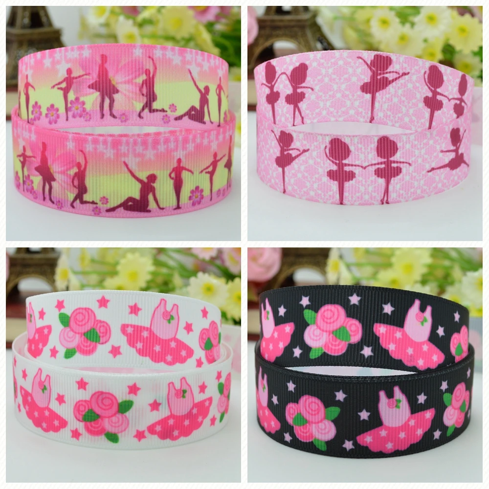 5 yards Cute chick Easter print 1/" grosgrain ribbon by the yard DIY hair bows