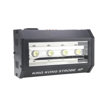 

Free shipping Kingkong 4*25W RGB LED strobe stage effect lighting for dj disco dmx control wash light work with moving head