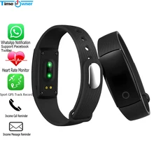 Умный Браслет Time owner с монитором сердечного ритма, спортивный трекер, смарт-браслет, напоминание о звонке для iOS, Android, Xiaomi, смарт-браслет