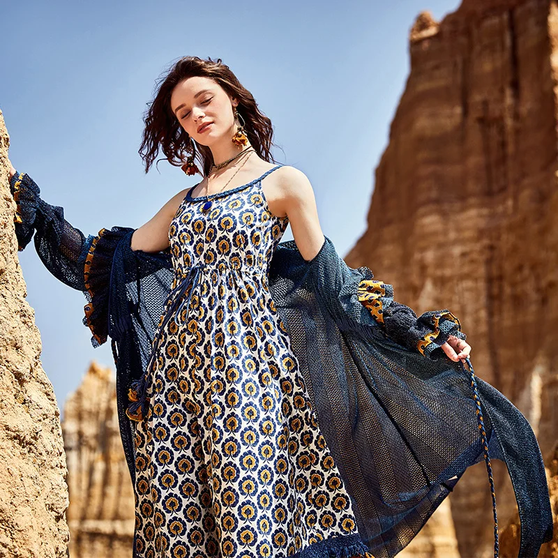 ARTKA 2018 Summer New Women Vintage Patchwork