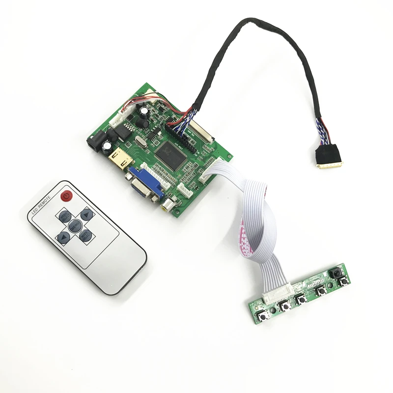

RTD2660 VGA AV входом HDMI совместимость Светодиодный набор для платы ЖК-контроллер для 15,6 дюймов N156B6-L10 светодиодный Панель 1366X768 компьютеры raspberry pi "сделай сам"