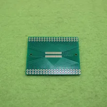 Бесплатная Доставка 5 шт. 40pin 0.4 золото очередь 2.54 мм Двухрядные Заголовок Газа pinboard Тесты доска док-адаптер 41*51 мм передачи платы