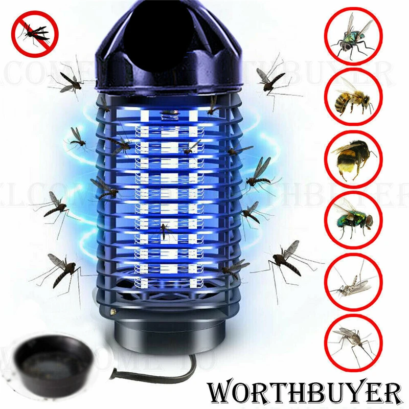 Electric UV Mosquito Killer Lamp Outdoor Indoor Fly Bug Insect Zapper Trap EU/US 10000h For Living Room | Дом и сад