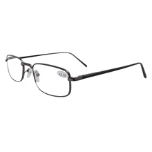 FR004 на Пружинных петлях алюминиевые кроншейны очки для чтения в комплекте чехол и шнур черные руки+ 1,0/1,25