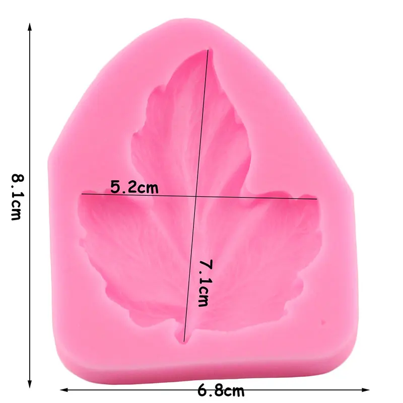 Листья формы 3D обратного сахара формования помадка торт силиконовые формы для Fimo формы из полимерной глины украшения инструменты