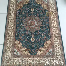 3,3 'X5' 230 линия ручной работы Шелковый Восточный персидский ковер ручной работы шелковый ковер для украшения дома