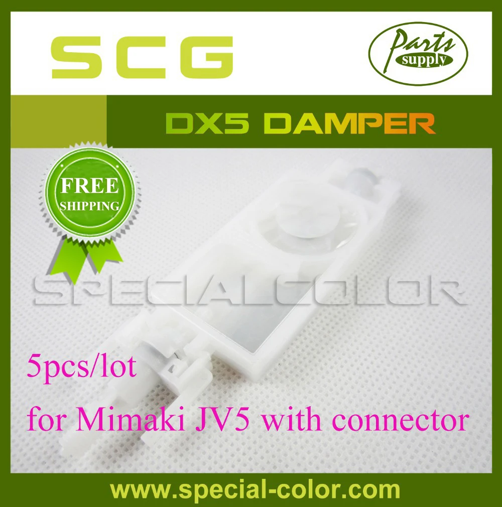 

5PCS Mimaki JV5 Printer Damper with Adaptor for DX5 Printhead
