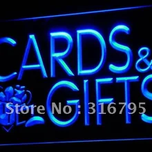 I505 карты и подарки магазин Дисплей приманки светодиодный знак неонового света на/выключения 20+ Цвета 5 размеров