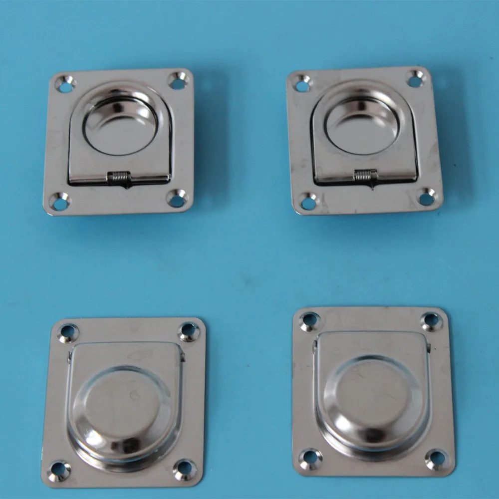 4 piece marine boat stainless steel locker pull ring handle yacht
