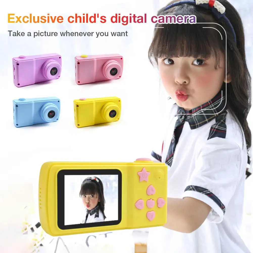 

Rondaful 2 Inches Cute Camera Children's Mini Digital Camera Take Photo HD 1080P Cartoon Cute Camera Toy For Kids Toddlers